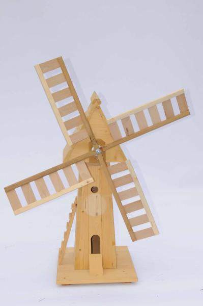 Moulin à vent 115 cm Moulin vent décoratif Décoration de jardin bois - Ciel  & terre